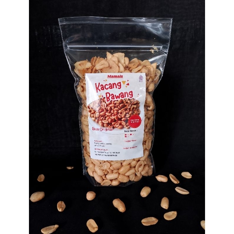 

Kacang Bawang Mamais Rasa Original Berat 300g