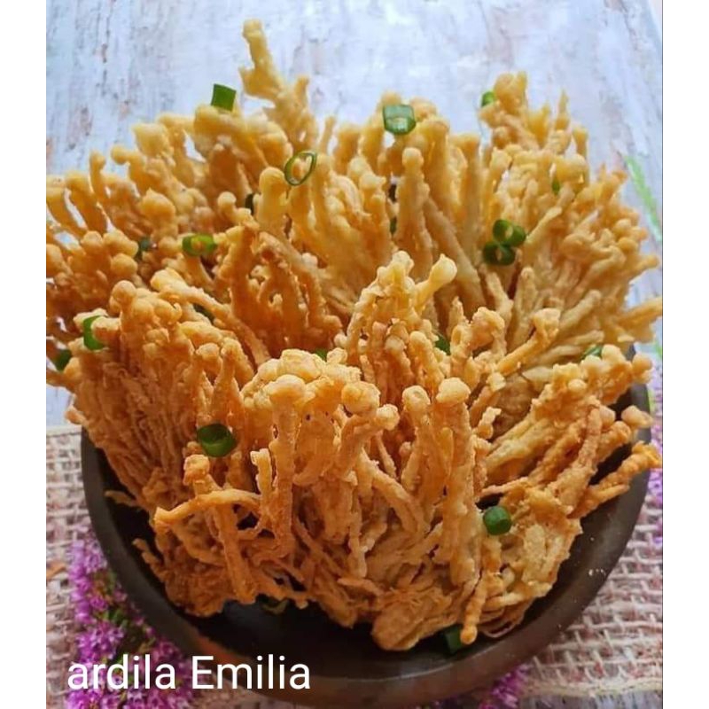

JAMUR ENOKI CRISPY 100 GRAM