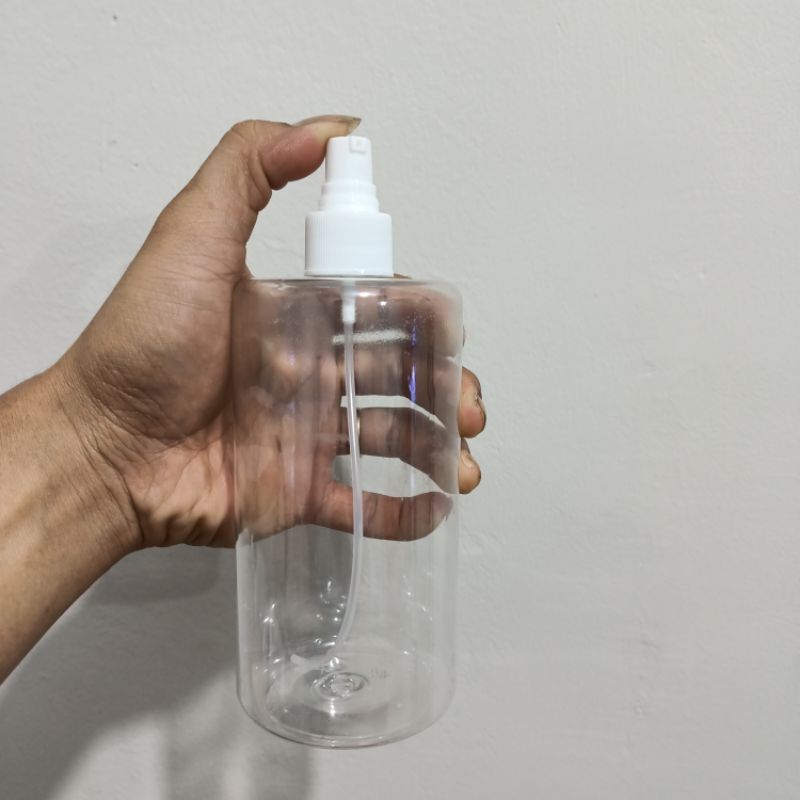 Botol spray 500 ml Botol semprotan bening 500ml neck 24