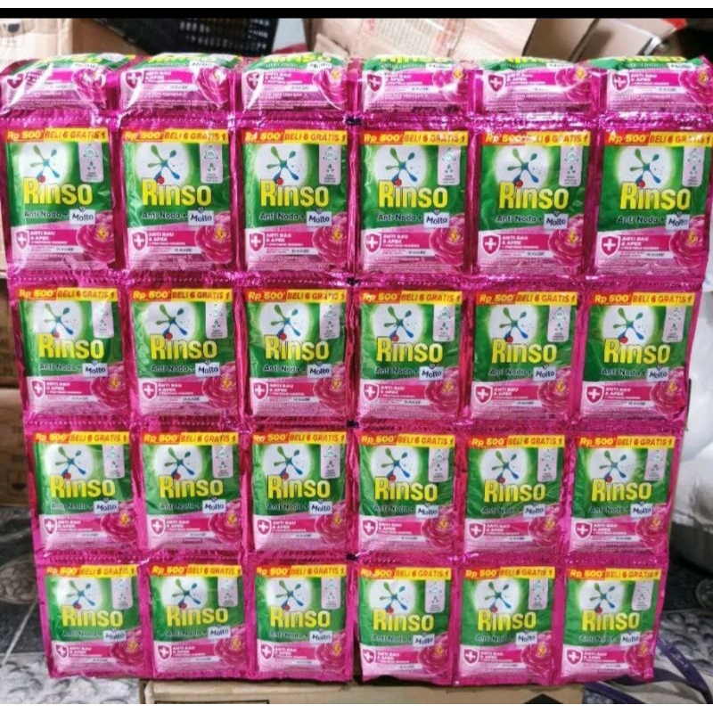 RINSO Molto CAIR 18ML sachet Rp500an Murah 96pcs