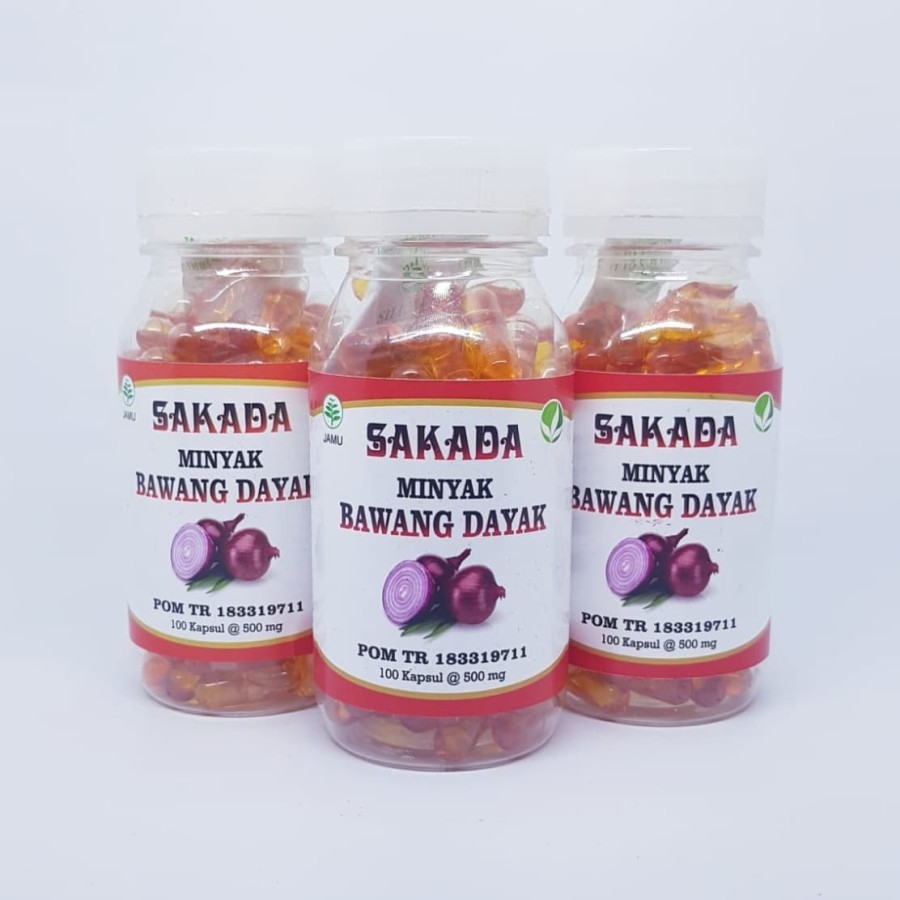 MINYAK BAWANG DAYAK SAKADA 100 KAPSUL