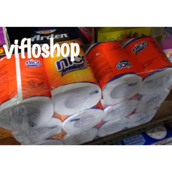 STOK SEDIKIT Tissue Toilet  Tissue Gulung Nice Isi 12 roll