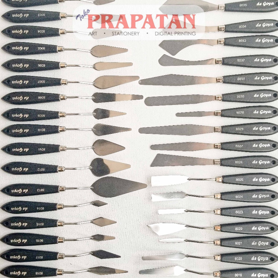 

IMPOR TERBARU De Goya Painting Knife Satuan Pisau Palet