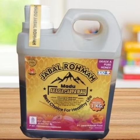 

Madu Akasia Carpa Riau 1Kg Jabal Rohmah Asli Murn Grade A 100% Alami Pure Raw Honey