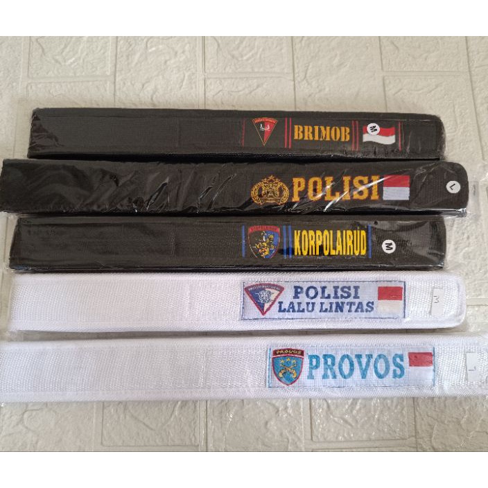 NEWPRODUCT Sabuk Perekat Polri  Sabuk Perekat Brimob  Sabuk Perekat Provos  Sabuk Perekat Korpolairu