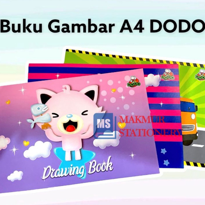 

PROMO BESAR Buku Gambar A4 Dodo Pak 1 Pcs