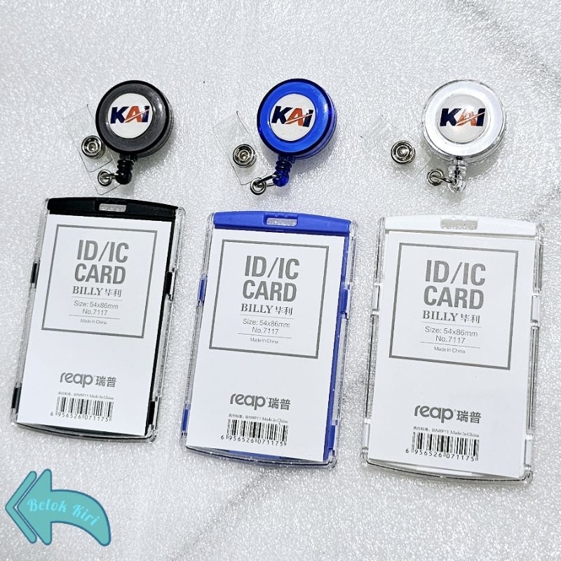 

Tempat Kartu Id Card Akrilik Reap + Yoyo Logo KAI