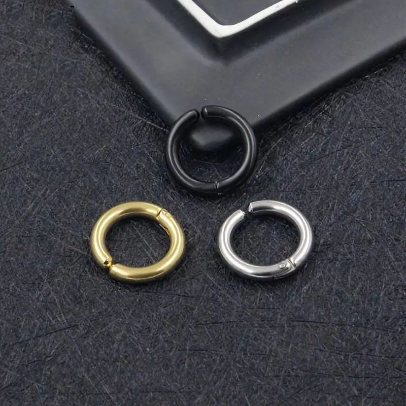 favorit anting jepit bulat tanpa tindik pria wanita anting hoop jepit tanpa tindik pria dan wanita