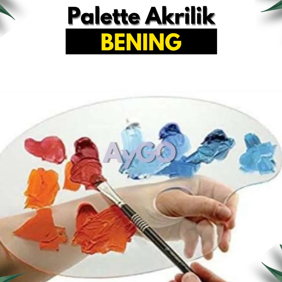 

DIJAMIN ORI PALETTE ACRYLIC PALETTE LUKIS PALET AKRILIK PALET TRANSPARAN PALETTE PLASTIK