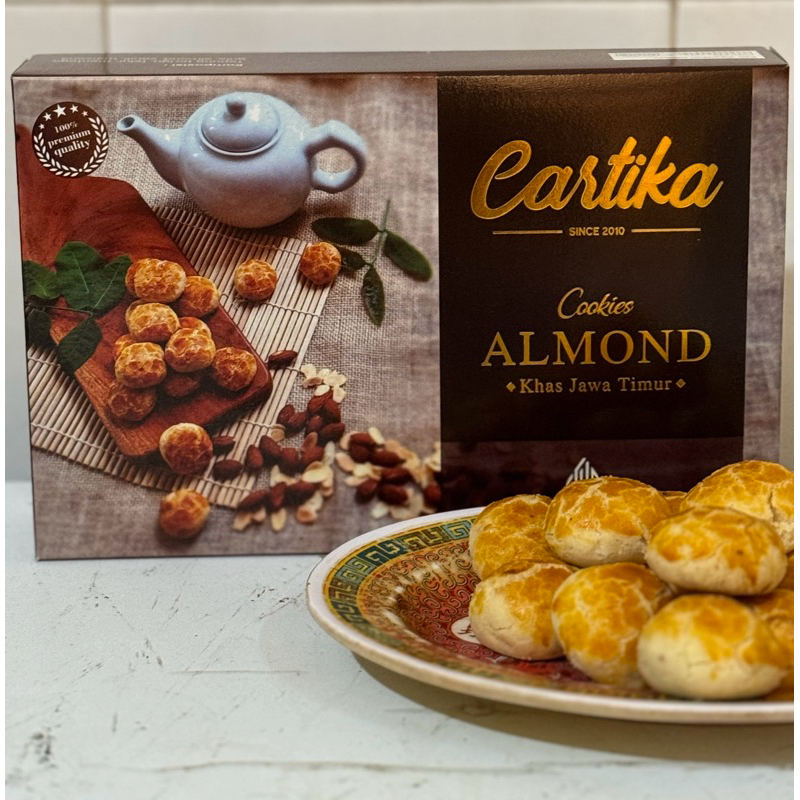 

Cartika Kue Almond 500gram, cookies almond