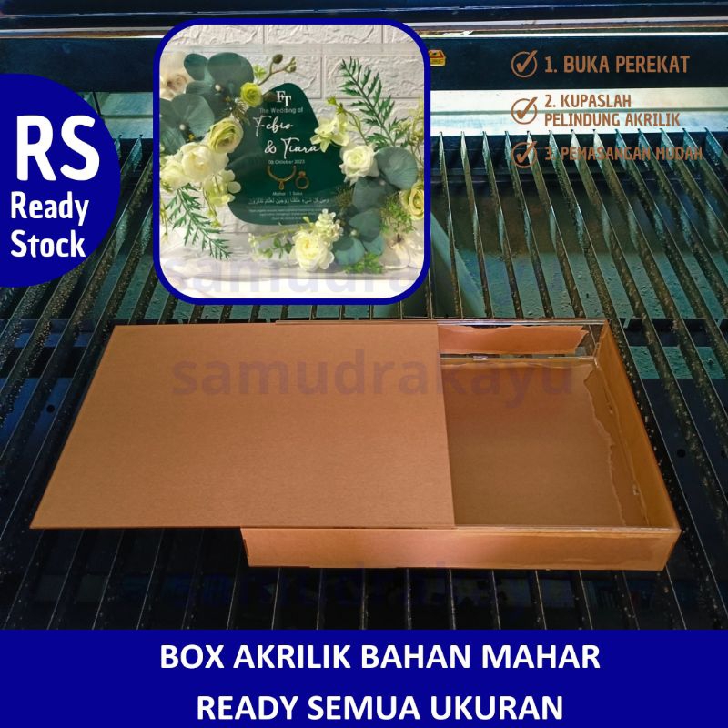 

BOX MAHAR AKRILIK TRANSPARAN/BOX VIRAL , BOX BAHAN MAHAR, KOTAK akrilik