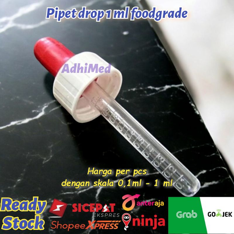 pipet drop obat 1 ml / pipet drop 1 ml / pipet tetes obat