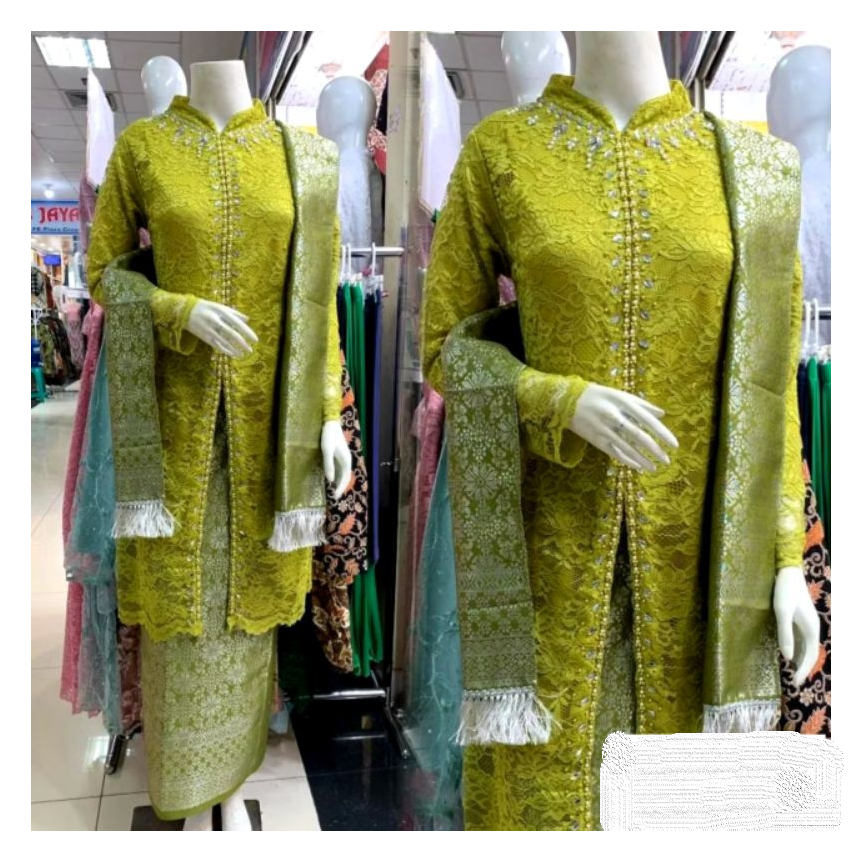 stelan kebaya hana/kebaya mewah/kebaya pesta