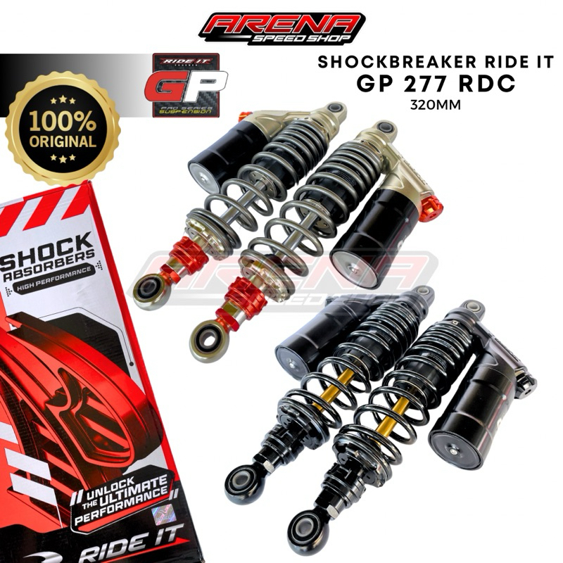 Ride It GP 277 RDC New Double Click 320mm Tiger Shock Breaker RX King Blade KPH 320 mm Original