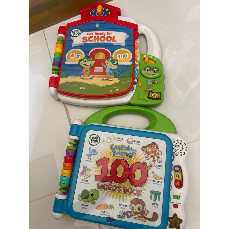 leap frog kids toys preloved words book / ready for school