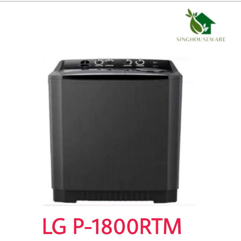 LG Mesin Cuci 2 Tabung 18kg P-1800RTM
