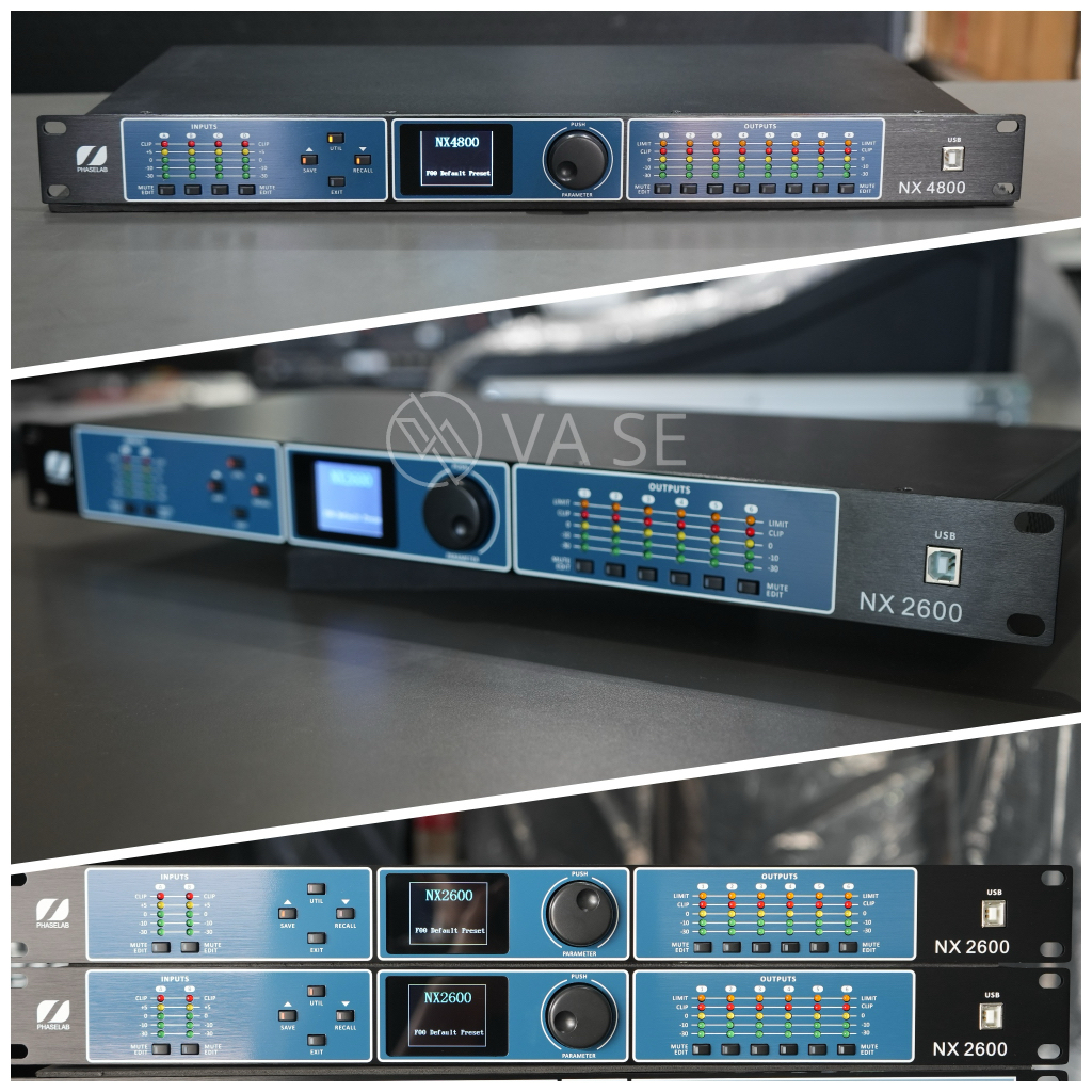 Speaker management DLMS Phaselab NX 2600 4800