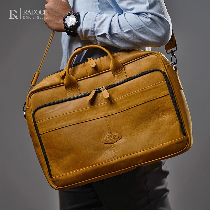 Radoce Bags - HAND BAG PRIA - Tas Kulit Sapi Asli - LEPY