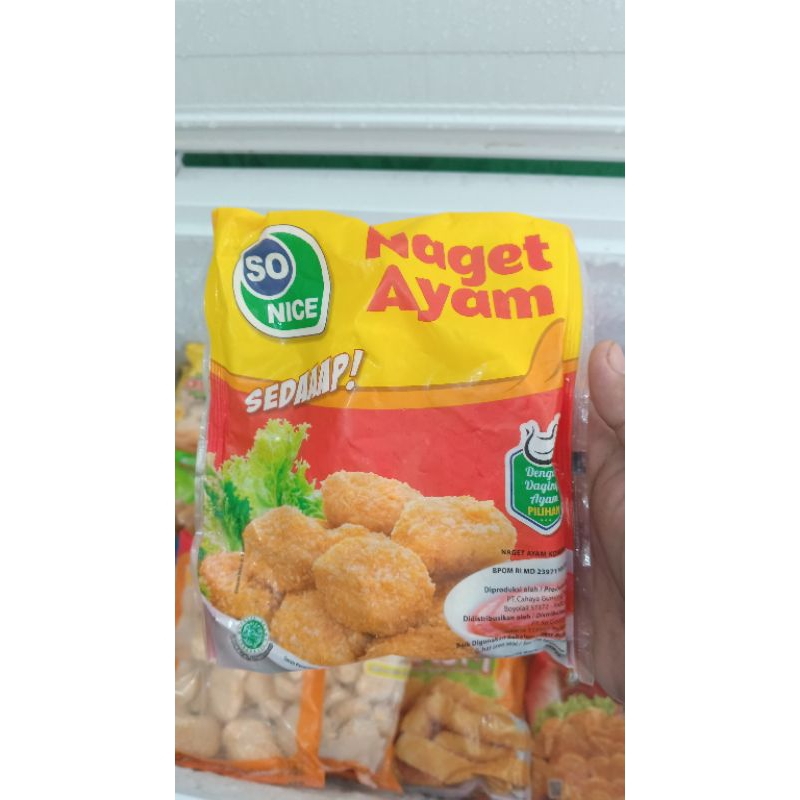 

so nice nugget ayam 250 gram