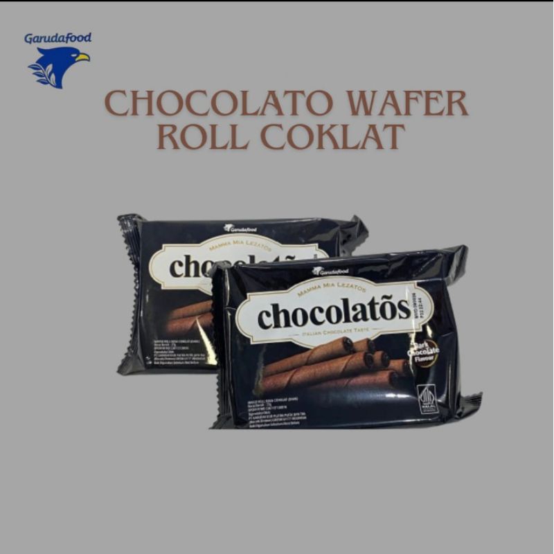 

CHOCOLATOS WAFER ROLL COKLAT