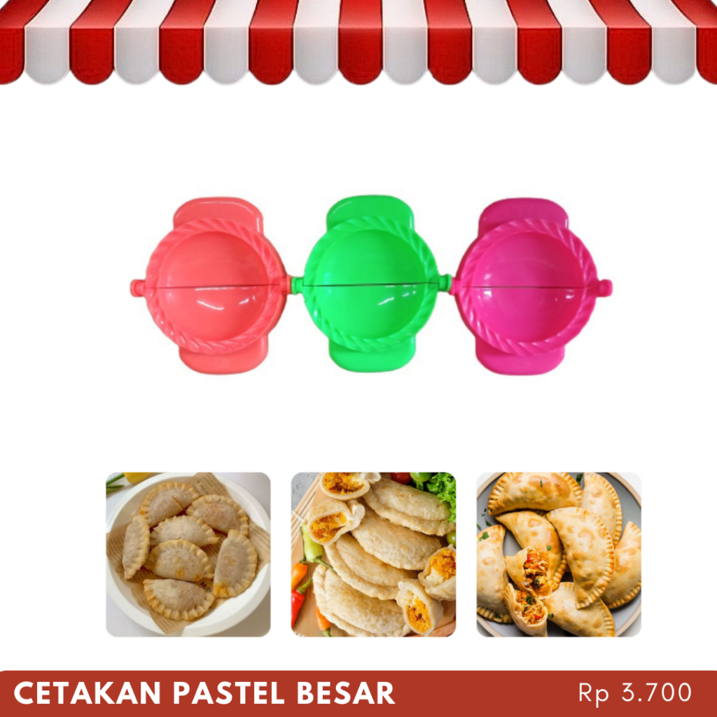 Cetakan Pastel Besar Cetakan Pangsit Cetakan Dumpling Cireng Isi Ayam Cetakan Cireng Isi Besar Tebal