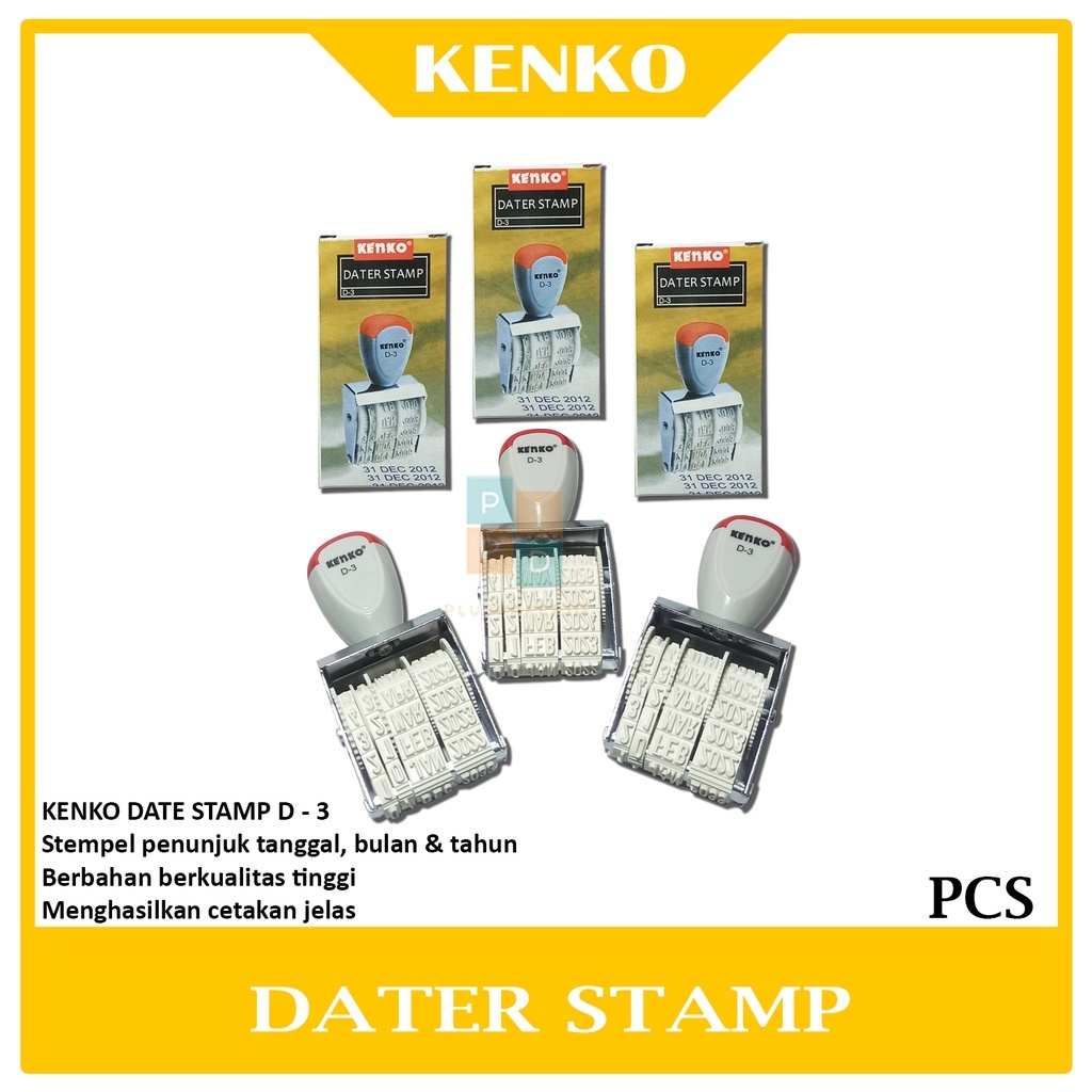 

Date Stamp D - 3 ( 5 MM ) Dater Stamp KENKO