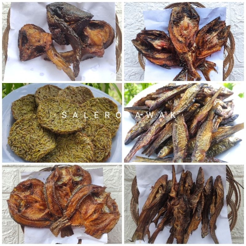 

SALERO AWAK oleh makanan salai ikan sale selais bauang bada bilih bilis masiak patin lele nila rinuak salai asap khas danau maninjau minang asli original