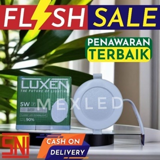LUXEN LAMPU LED DOWNLIGHT CLASIC 5W BULAT 6500K, LUXEN LAMPU LED 5WATT, DOWNLIGHT PANEL IB 5W, LED D