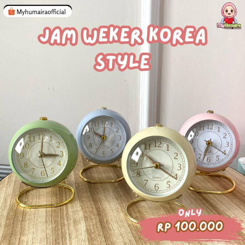 [TENGGARONG] JAM WEKER VINTAGE/JAM WEKER KOREAN STYLE/JAM WEKER AESTHETIC/JAM ALARM