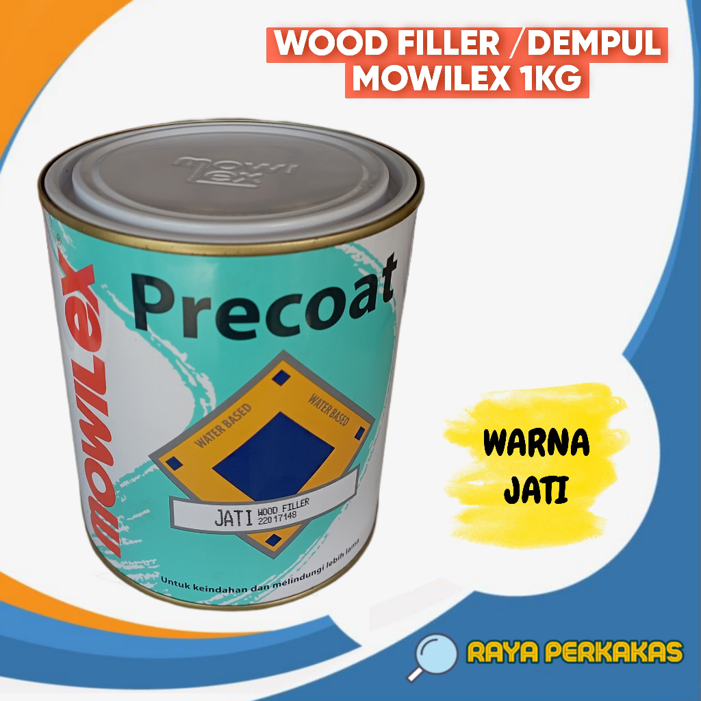 DEMPUL KAYU MOWILEX WOOD FILLER 1 KG - JATI