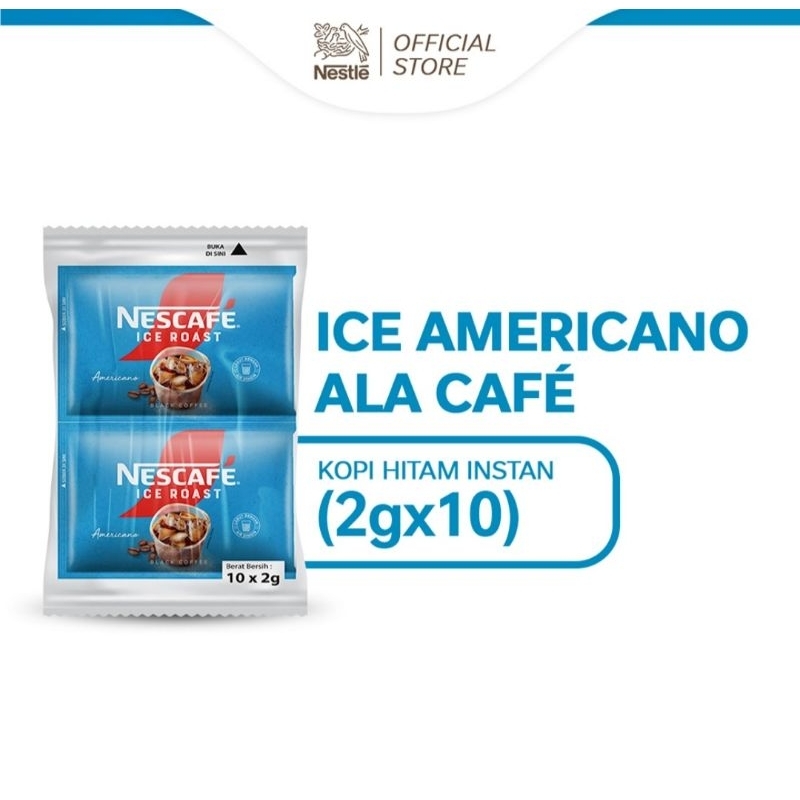

Nescafe Ice Roast Kopi Instan Americano Bag 10 x 2 g