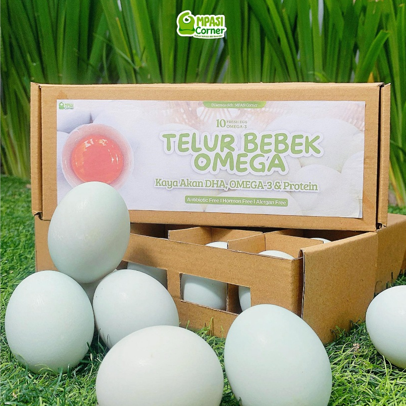 

MPASI Corner Telur Bebek DHA/Omega 3/Protein 1 Butir