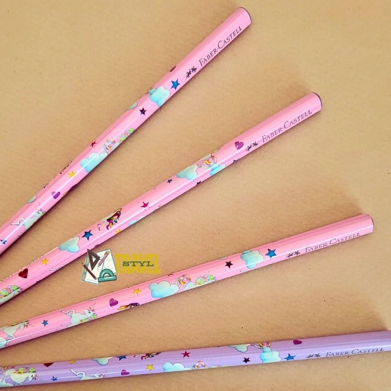 

Pensil Faber Castell Triangular Segitiga 2B Motif Unicorn (satuan)