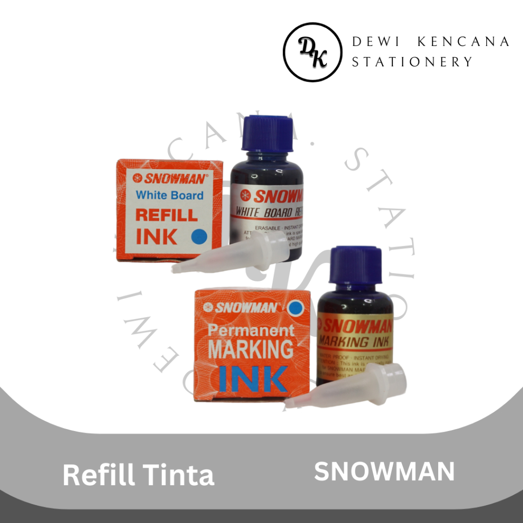 Refill Tinta Spidol INK SNOWMAN/Tinta Spidol Snowman