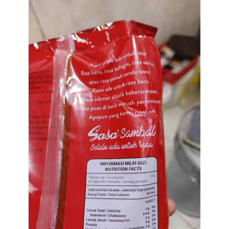 

SASA SAMBAL ASLI 1KG