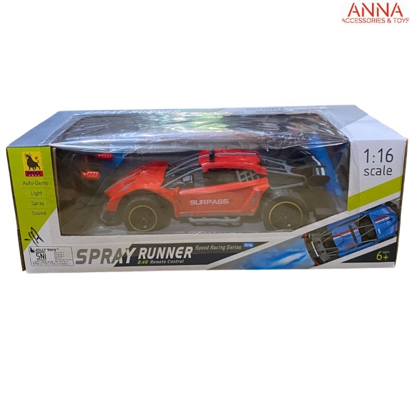 Mainan RC Spray Runner