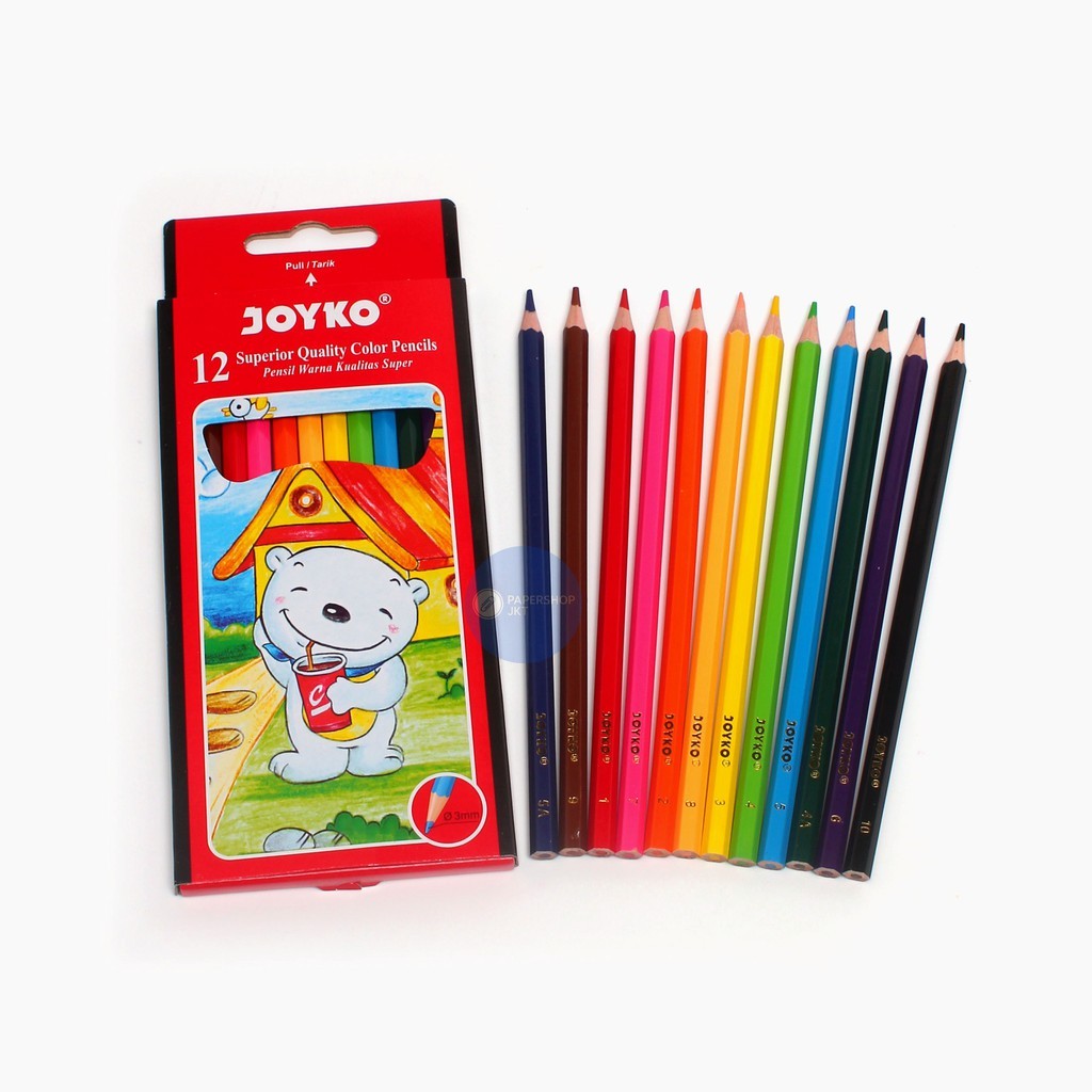 

Pensil Warna Joyko Cp-100 (isi 12pcs)