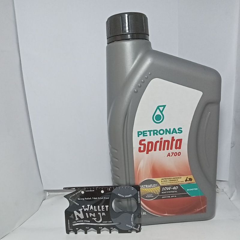 [FREE WALLET NINJA] OLI SEPEDA MOTOR PETRONAS SPRINTA A700 SCOOTER 10W 40 800ML