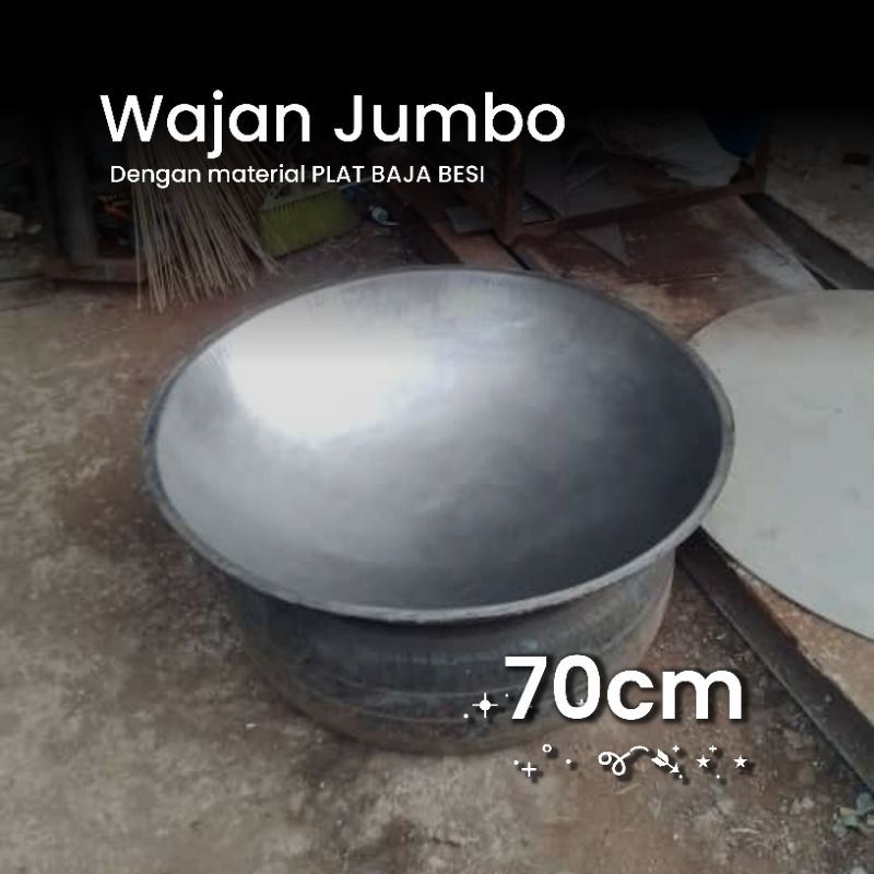 WAJAN BESAR BAJA BESI 70CM AWET
