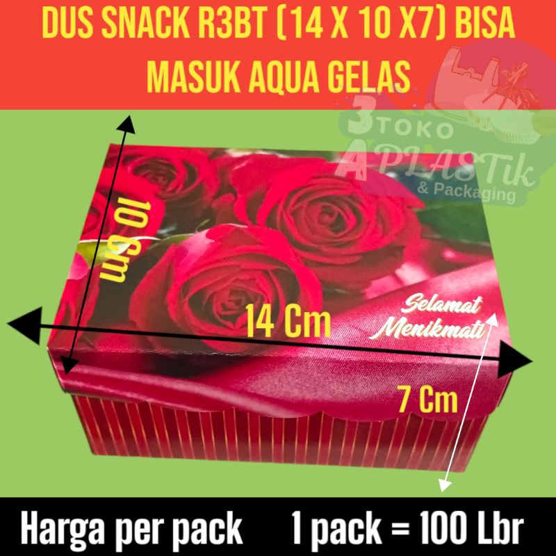 Kardus Snack Motif / Kardus Aqua Masuk (R3BT) (100 pcs)