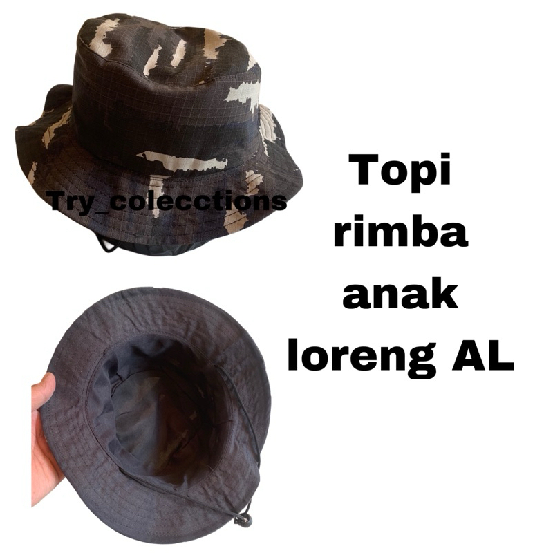Topi rimba anak loreng Al angkatan laut - topi anak loreng