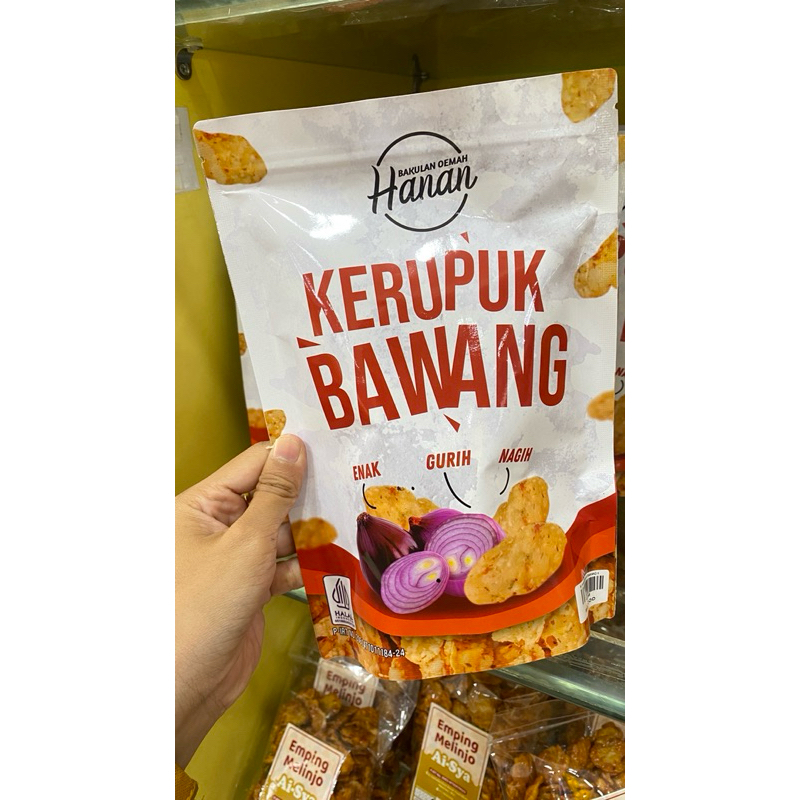 

Kerupuk bawang hanan