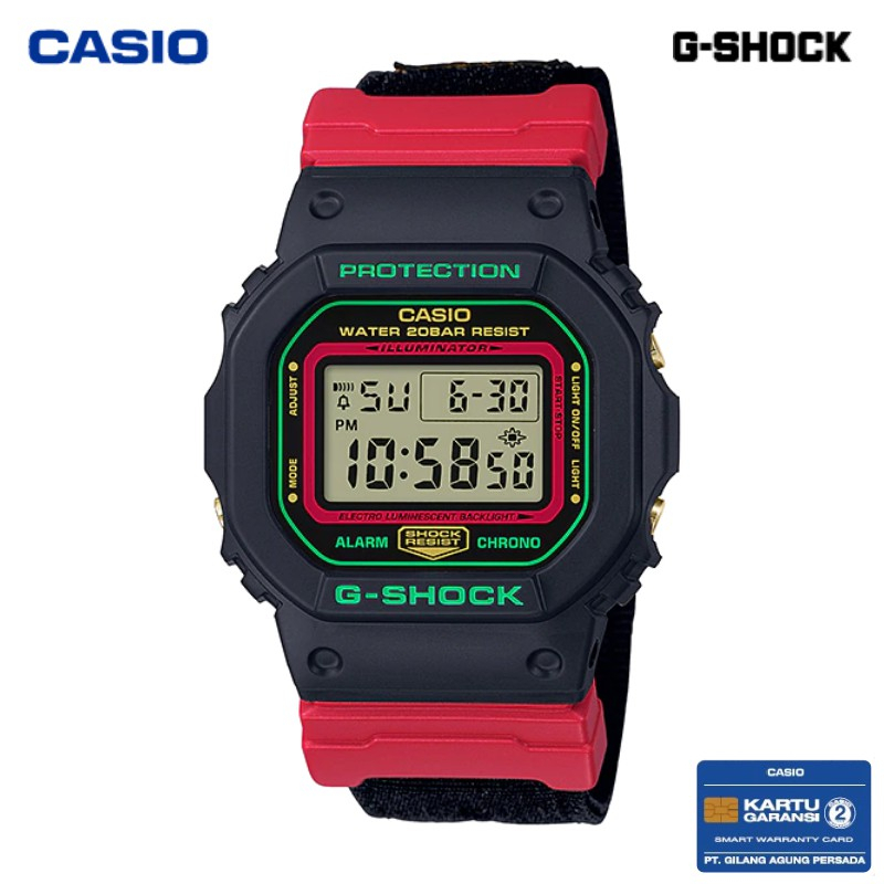 JAM TANGAN CASIO PRIA CASIO G-SHOCK DW-5600THC-1 / DW5600THC G-SHOCK ORIGINAL