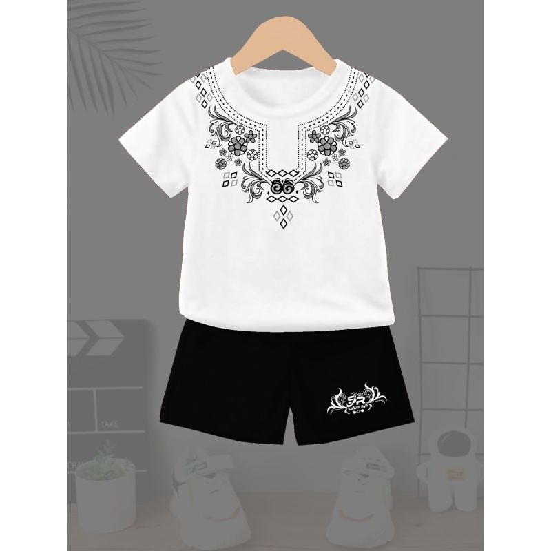 setelan baju muslim anak laki-laki/usia 6 tahun