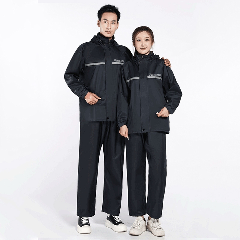ZACRO  Jas Hujan Pria dan Wanita Tebal Anti Angin Oxford Cloth