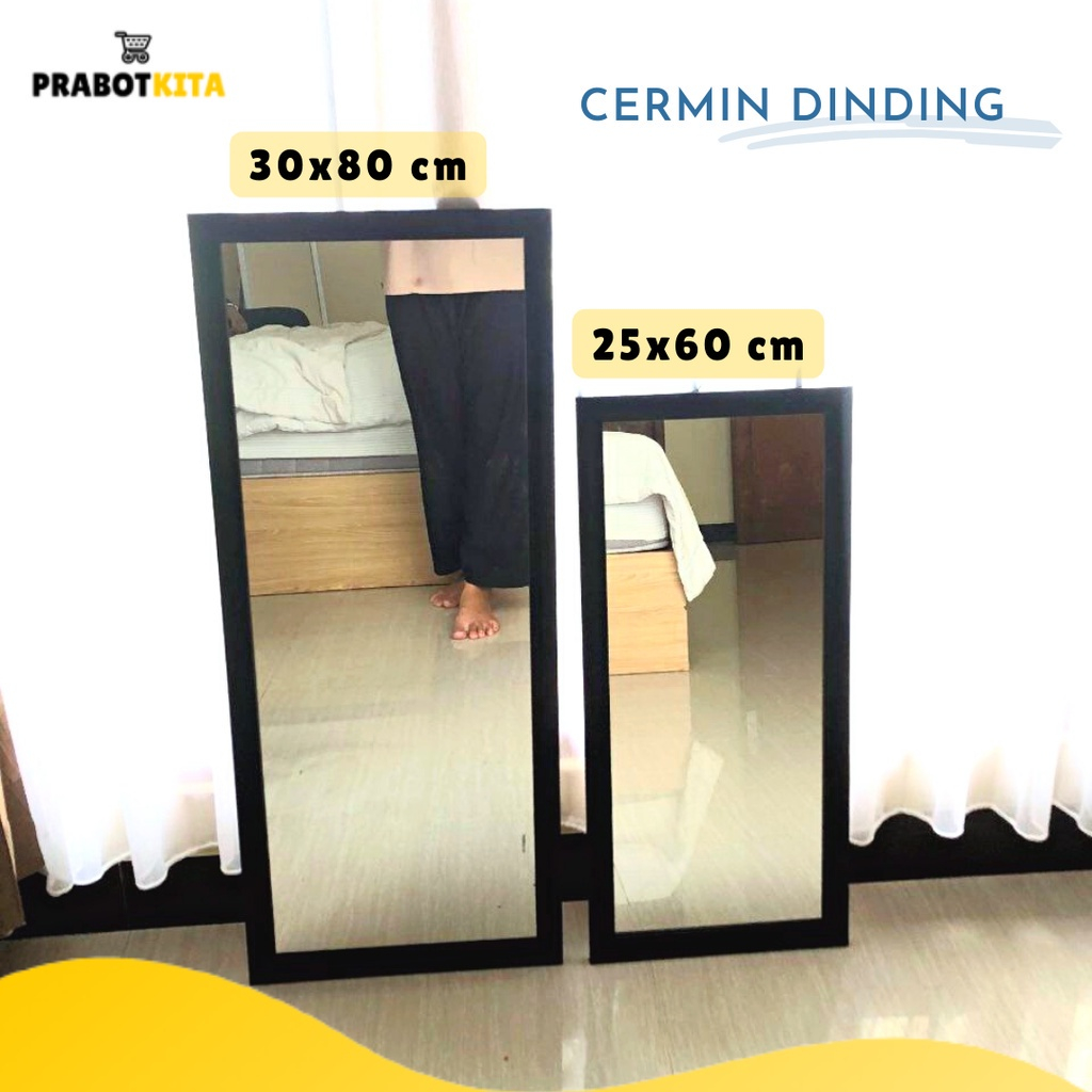Cermin Dinding Aesthetic (GRAB/INSTAN) / Kaca Rias Cermin Hitam Putih / Cermin Gantung Cermin Meja