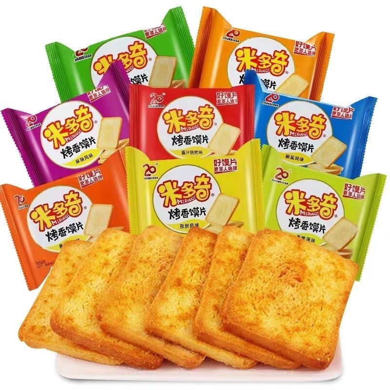 

米多奇烤香馍片 50g MIDUOQI mantau panggang cemilan grill bread