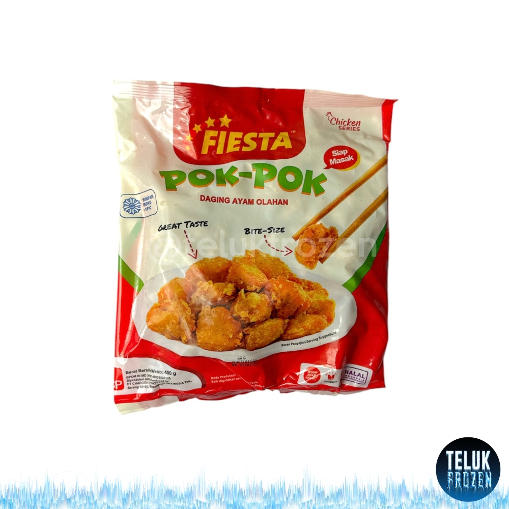 

fiesta pok pok 400gr / chicken pok pok / nugget pok pok 400gram / nuget ayam nuget halal daging ayam