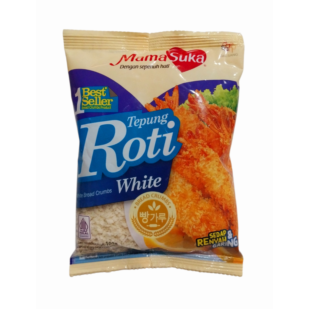 

Mamasuka Tepung Roti White / Tepung Roti Putih Mamasuka 100gr