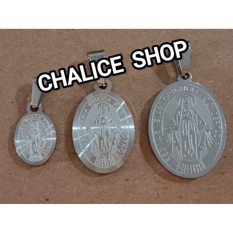 LIONTIN MARIA MEDALI WASIAT SILVER TITANIUM